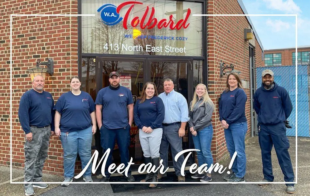 The W.A. Tolbard family team in Frederick, Maryland
